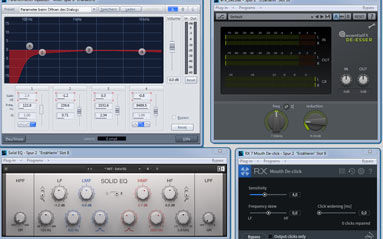 Diverse Tools zur Klang- und Dynamikbearbeitung